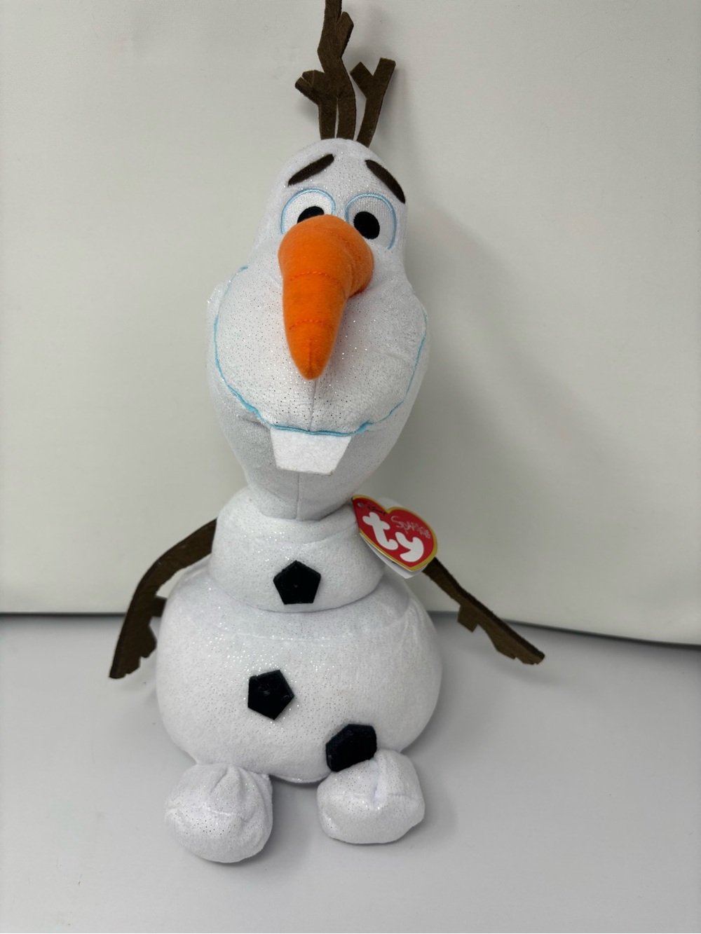 Ty Olaf Plush Toy - White and Orange